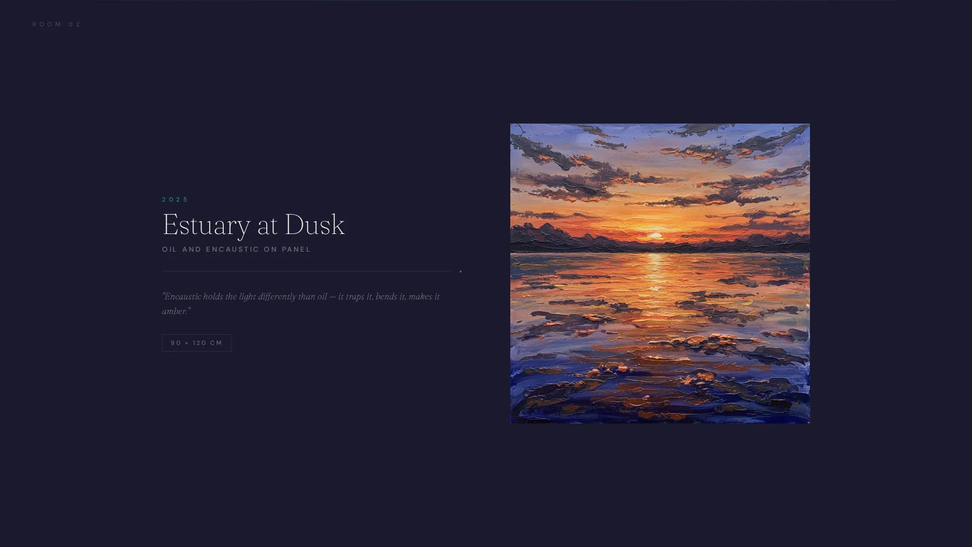 Fine Art Portfolio Landing Page Template