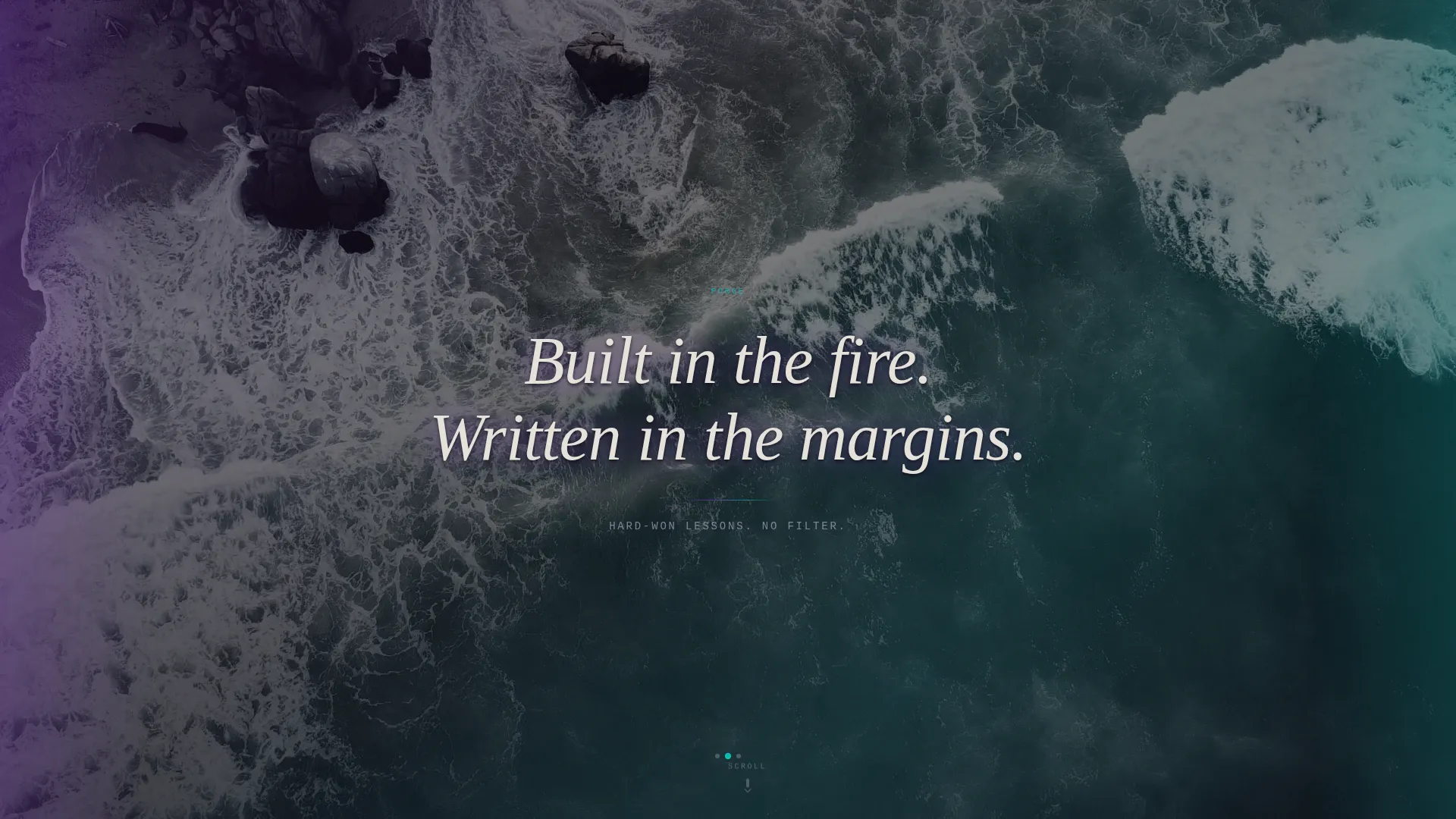 Firefighter Personal Brand Landing Page Template
