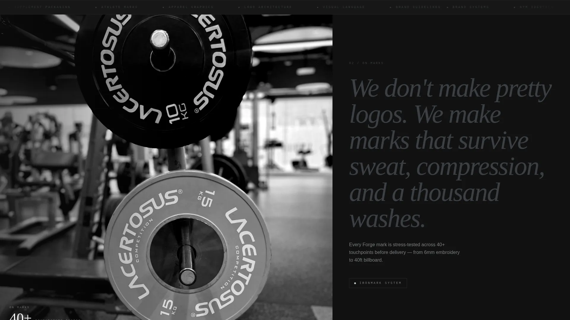 Fitness Branding Agency Landing Page Template