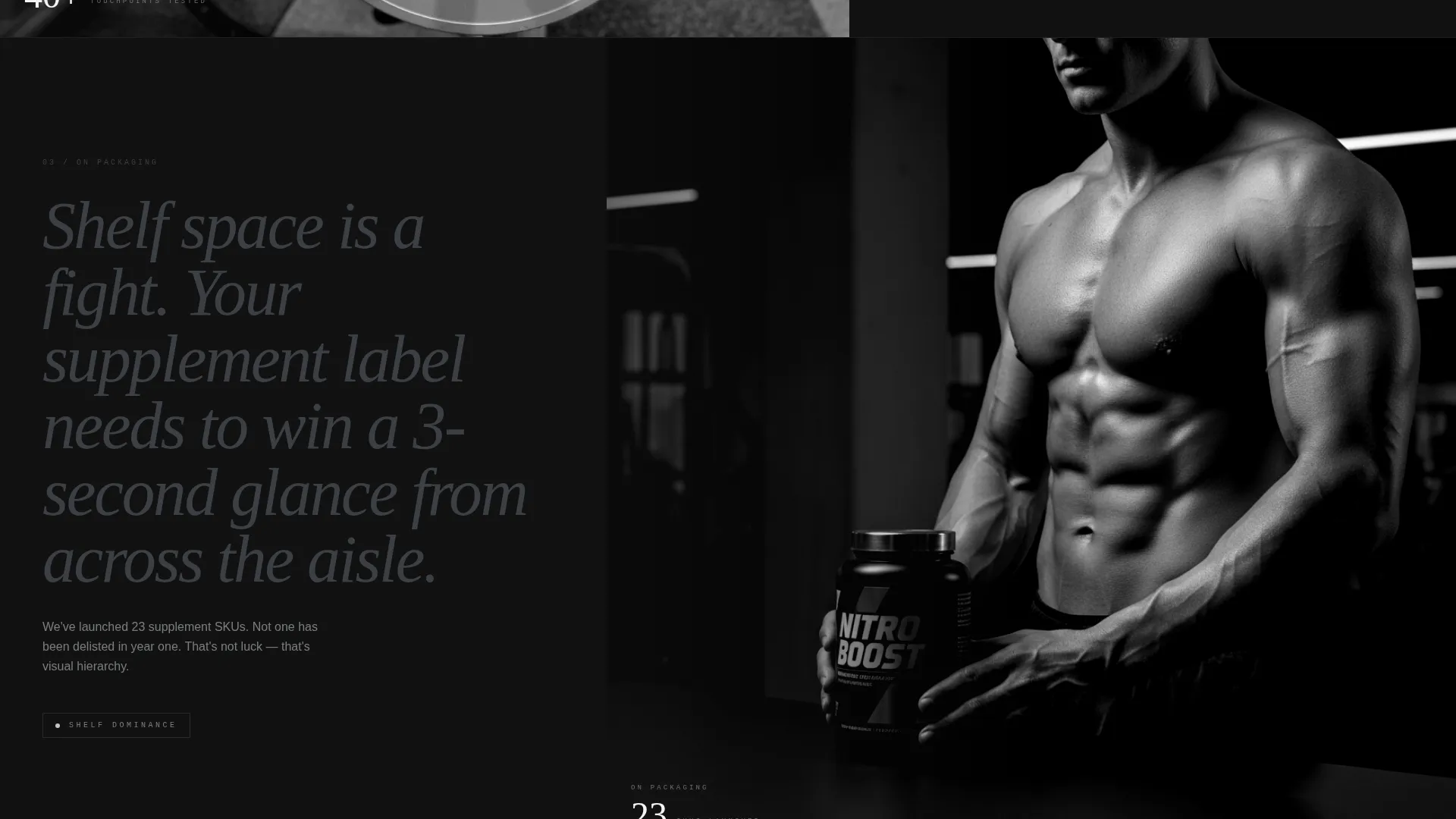 Fitness Branding Agency Landing Page Template