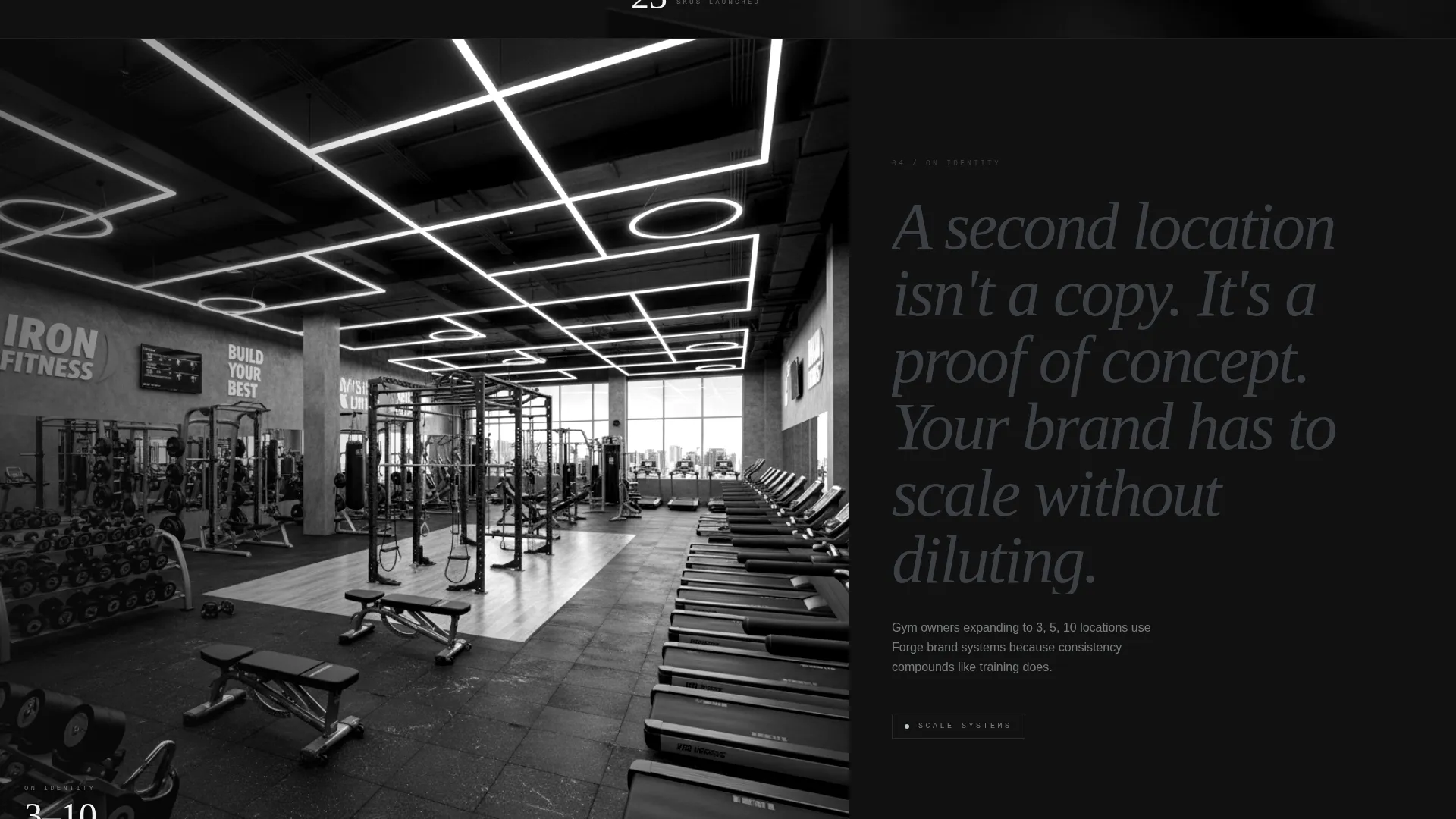 Fitness Branding Agency Landing Page Template