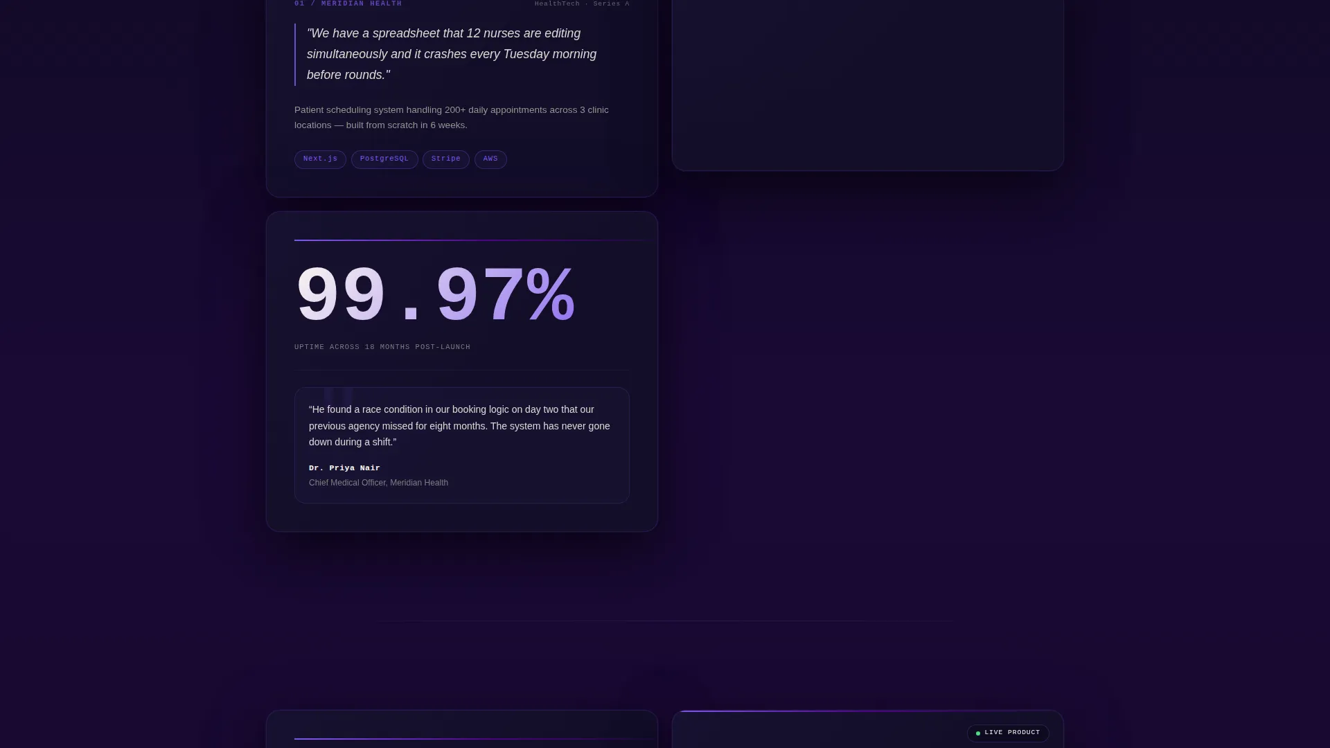 Freelance Developer Landing Page Template