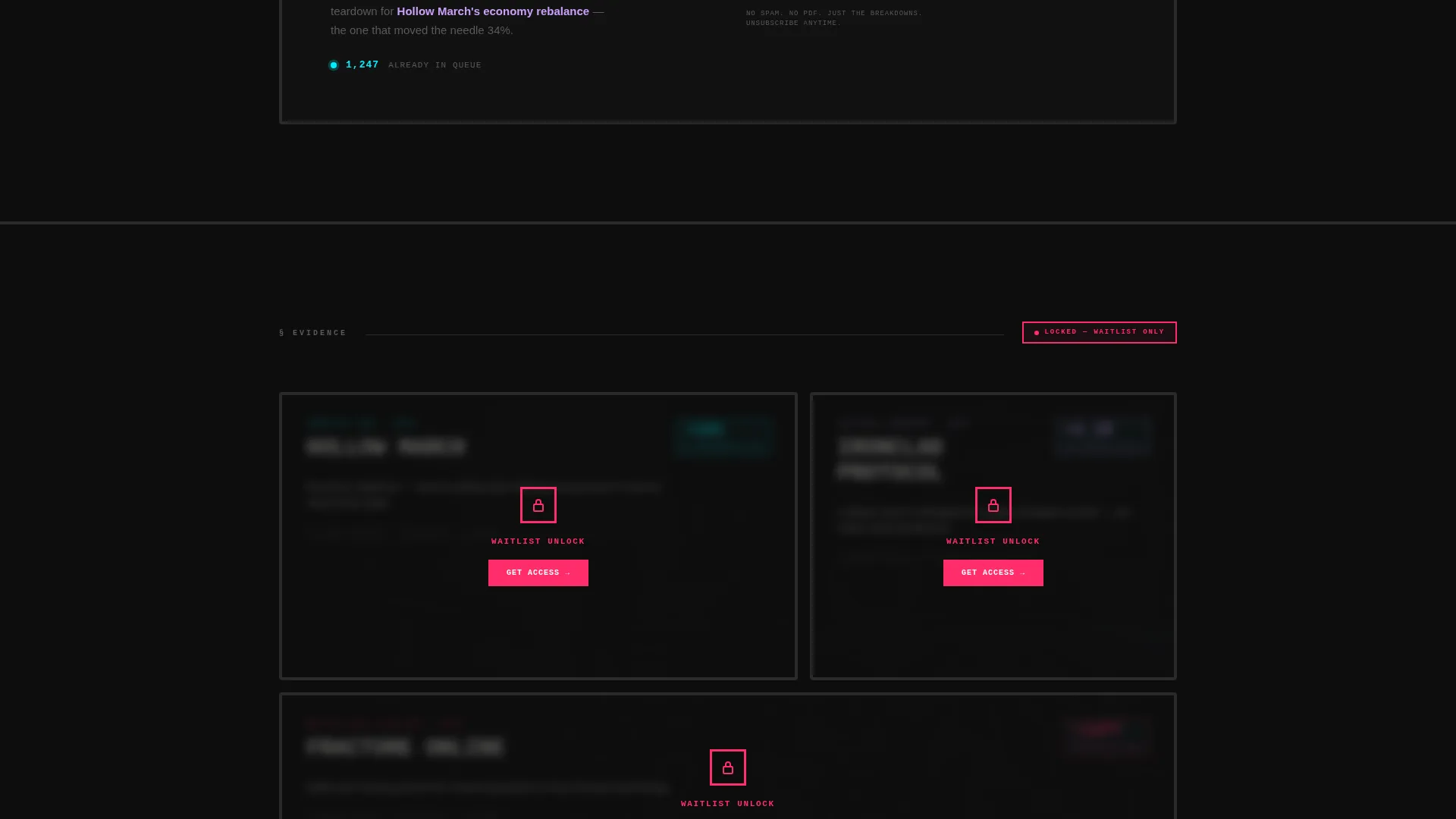 Bold Brutalist Game Designer Portfolio Landing Page