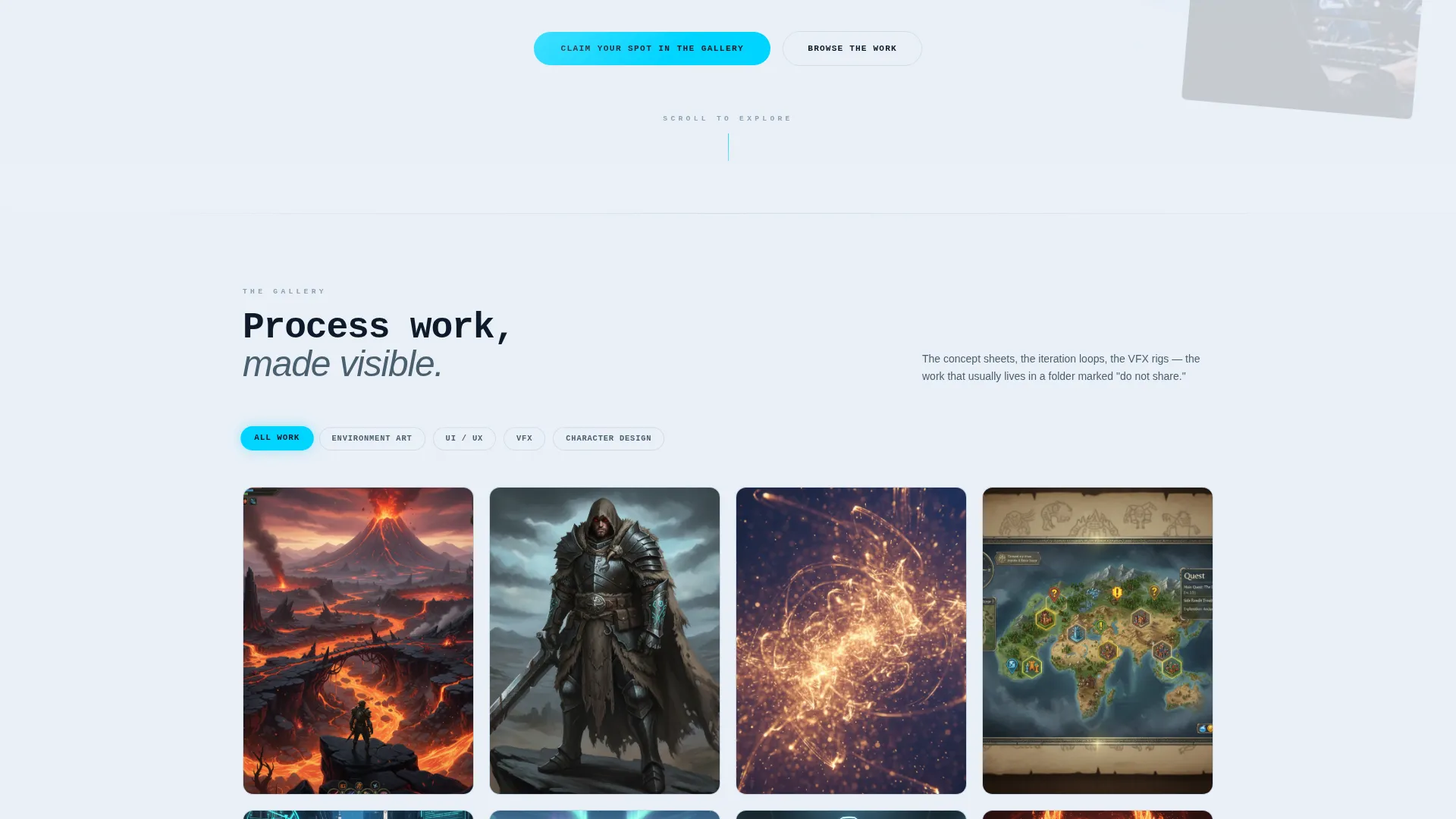 Game Designer Portfolio Pre-Launch Website Template