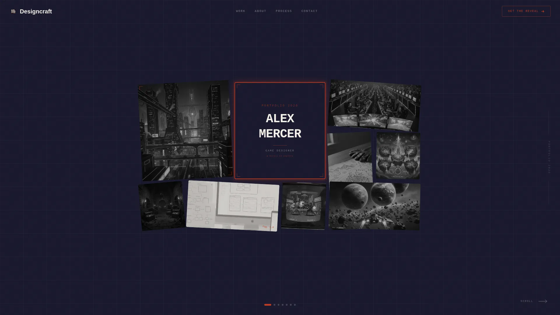 Game Designer Portfolio Landing Page Template