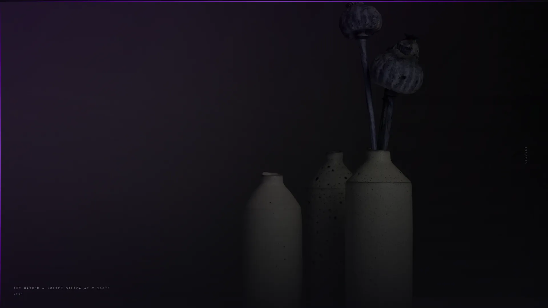 Immersive Glassblower Portfolio Landing Page Template