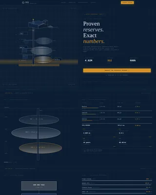 Silver Mining B2B Landing Page Template