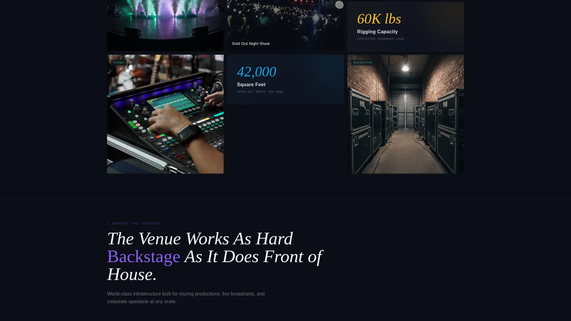 Outdoor Venue Landing Page Template