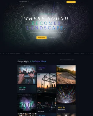 Outdoor Venue Landing Page Template
