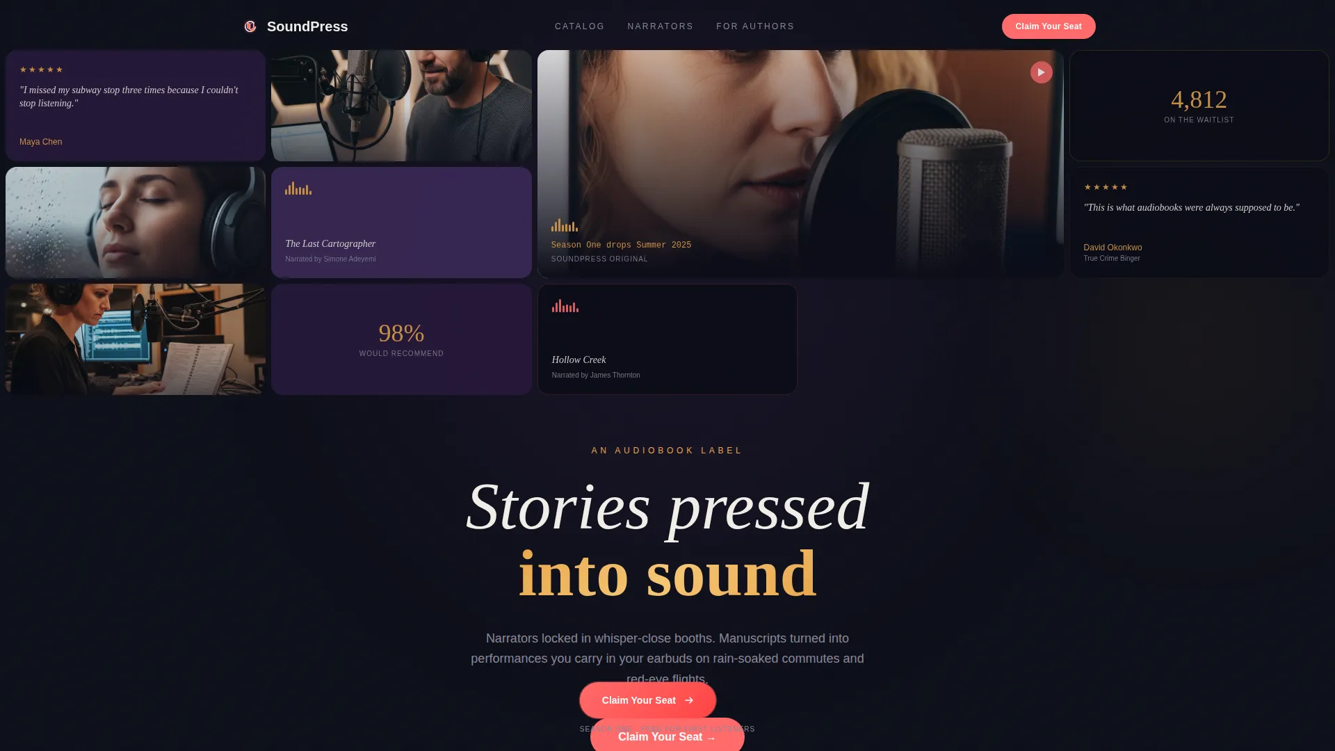 Specialist Publishing & Book Industry Pre-Launch & Coming Soon Website Template