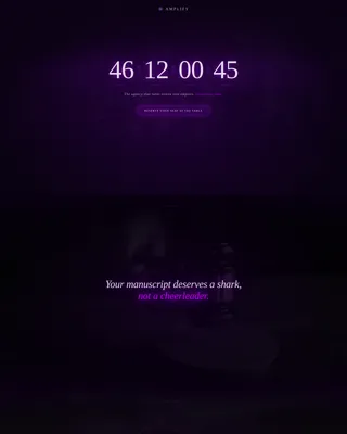 Author & Speaker Agency Coming-Soon Landing Page