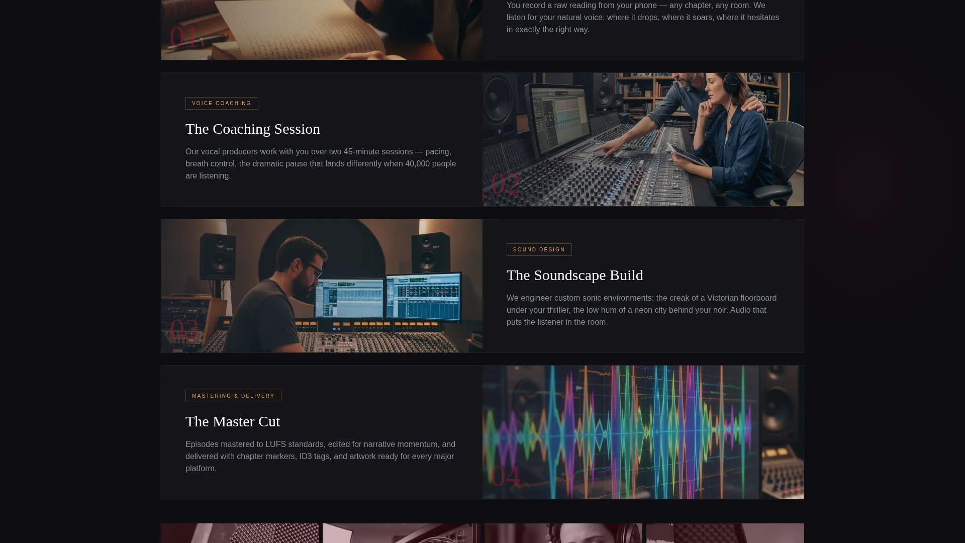Book Podcast Production Landing Page Template