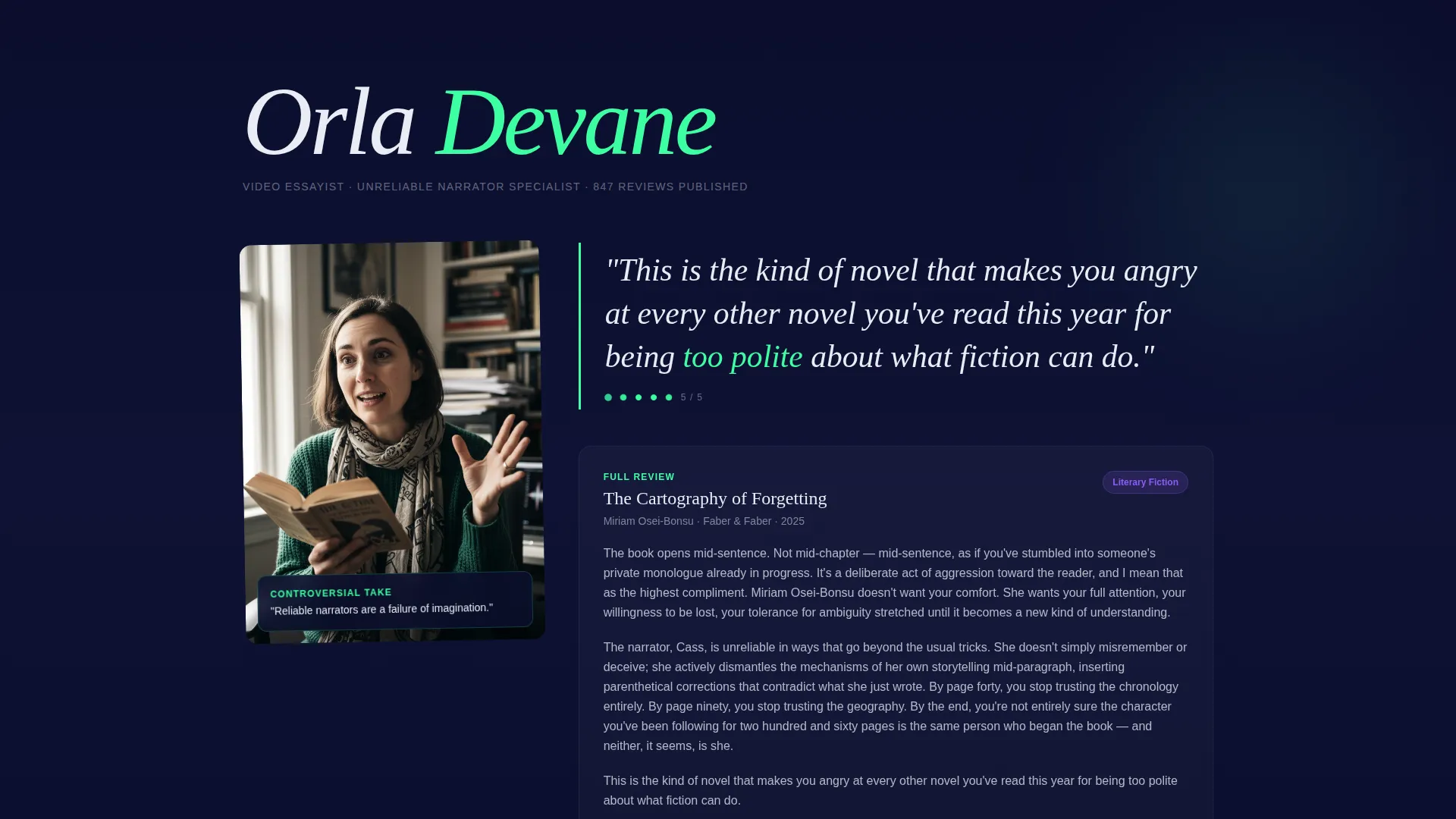 Publishing & Book Industry Reviews & Social Proof Website Template