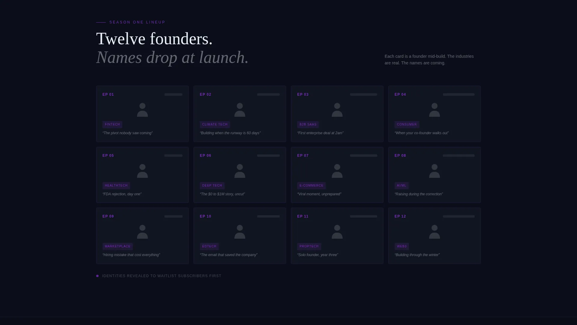 Business & Entrepreneurship Podcast Landing Page