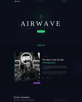 Business & Entrepreneurship Podcast Landing Page