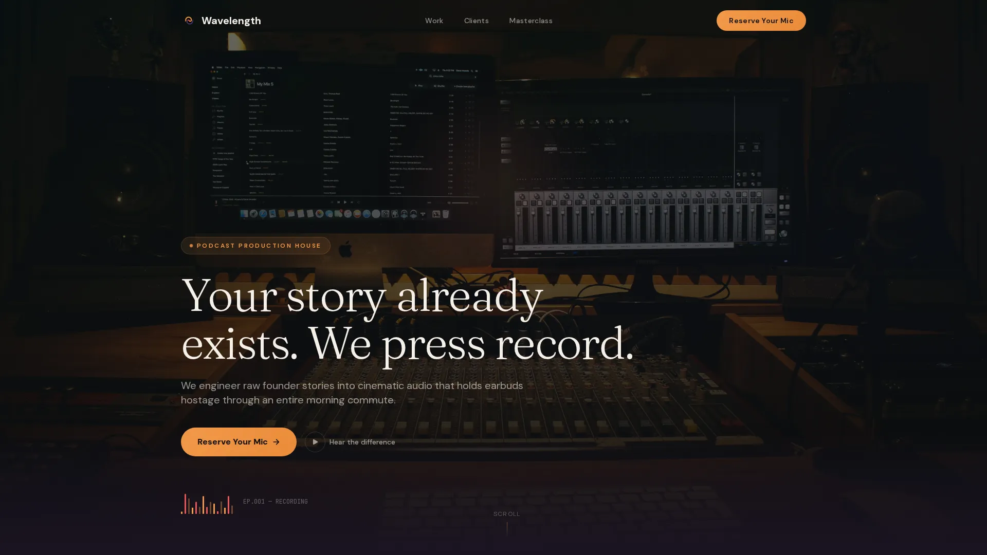 Content Creator Professional Website Template