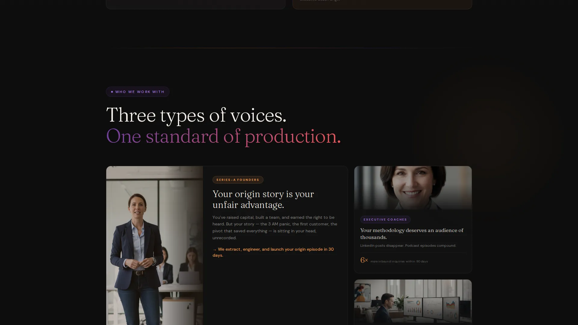 Content Creator Professional Website Template