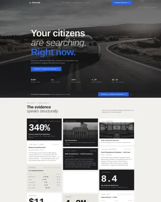 Government PPC Agency Landing Page Template