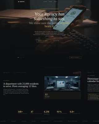 Government Marketing & Agency Professional Website Template