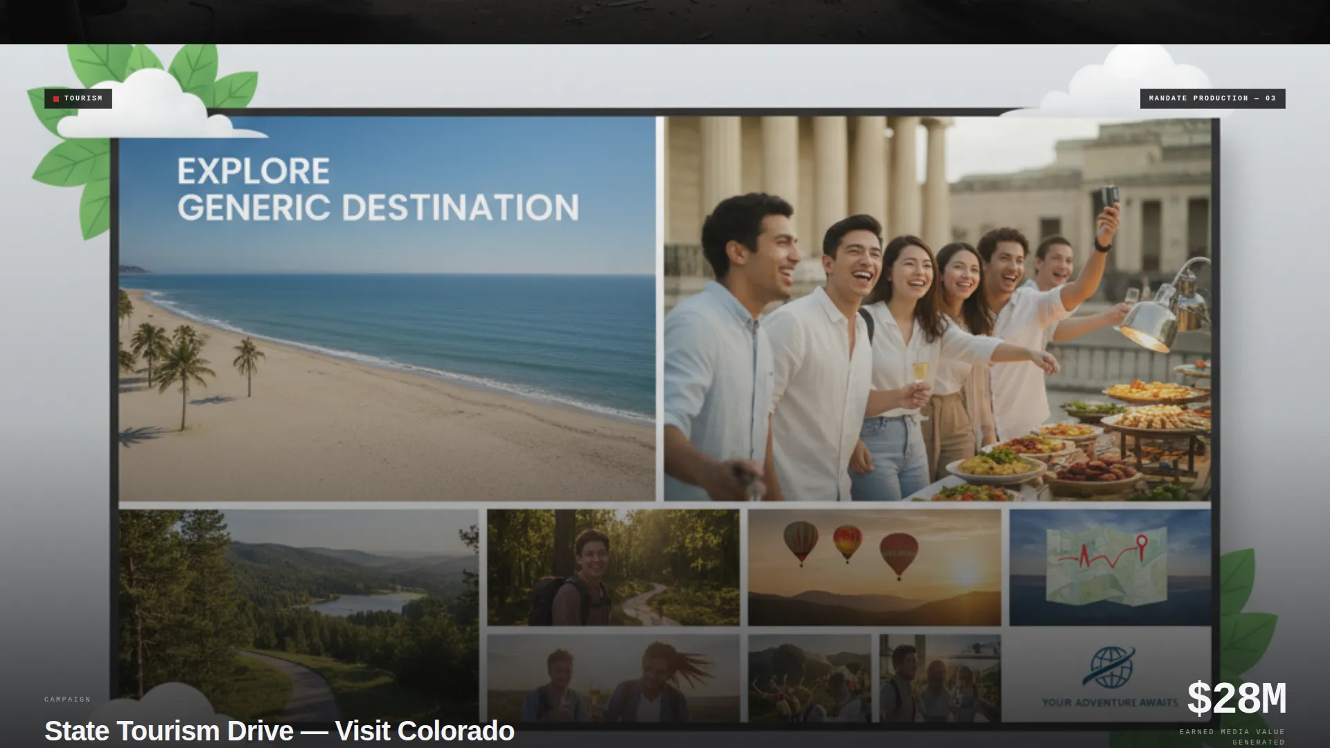 Cinematic Government Agency Landing Page Template