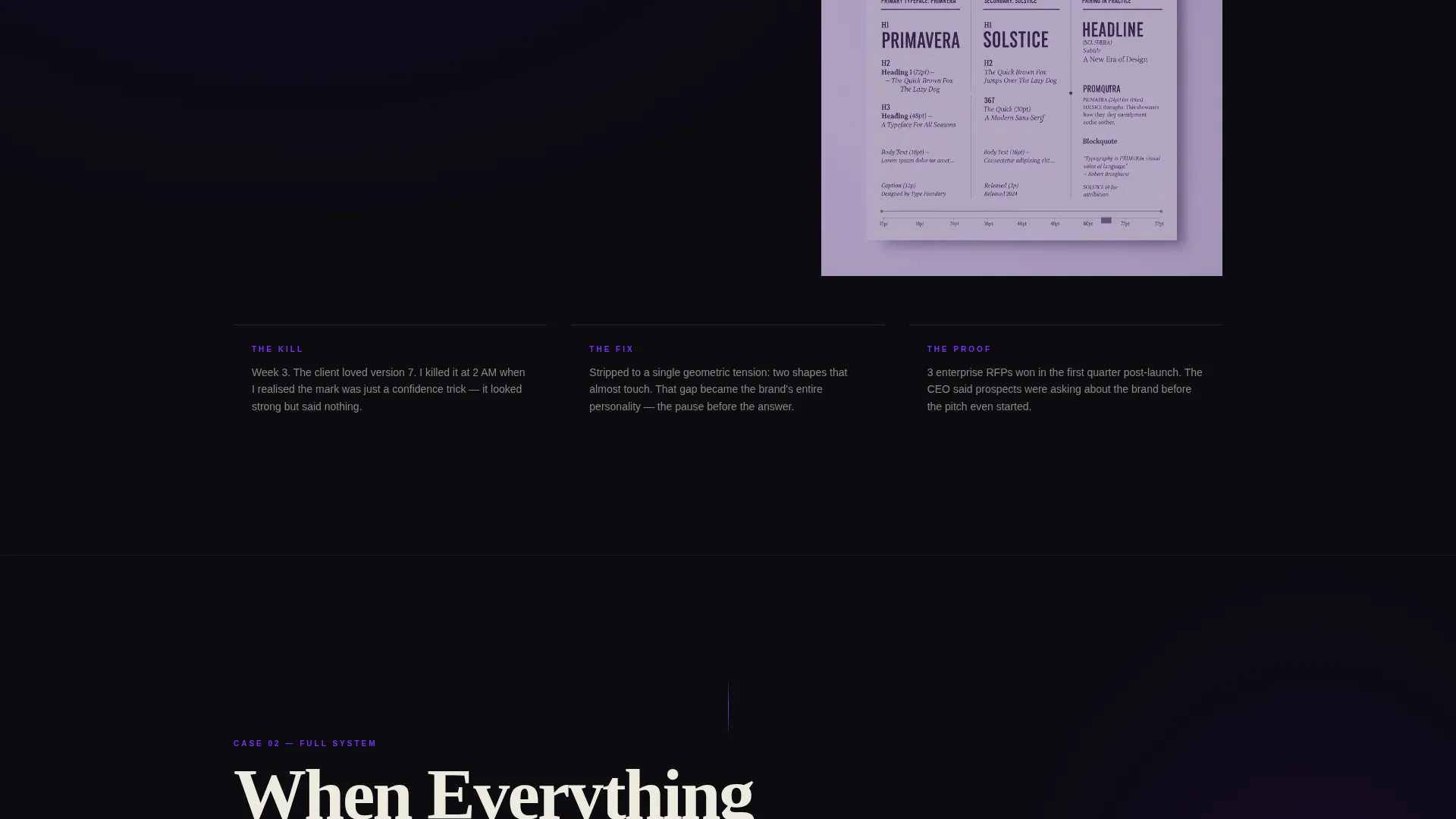 Graphic Designer Portfolio Landing Page Template