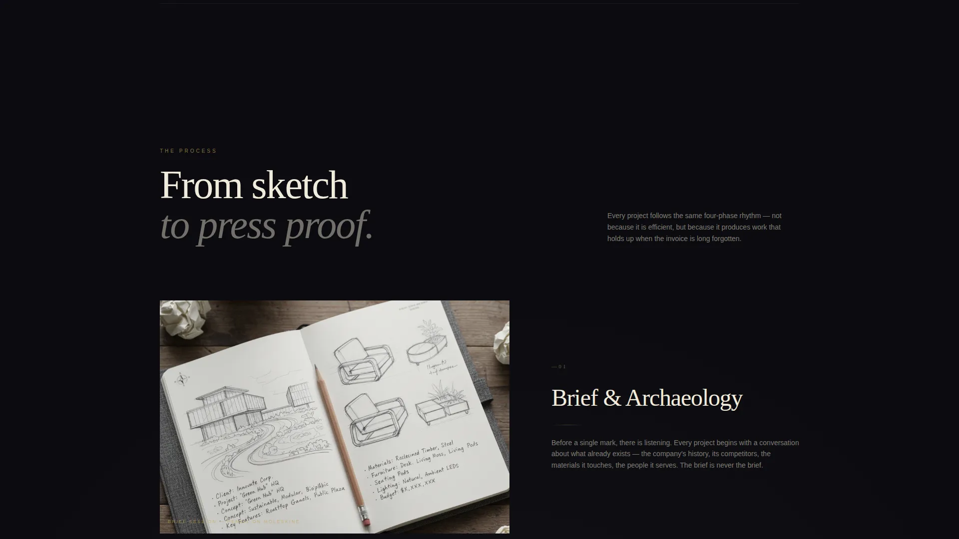 Graphic Designer Gallery Portfolio Landing Page