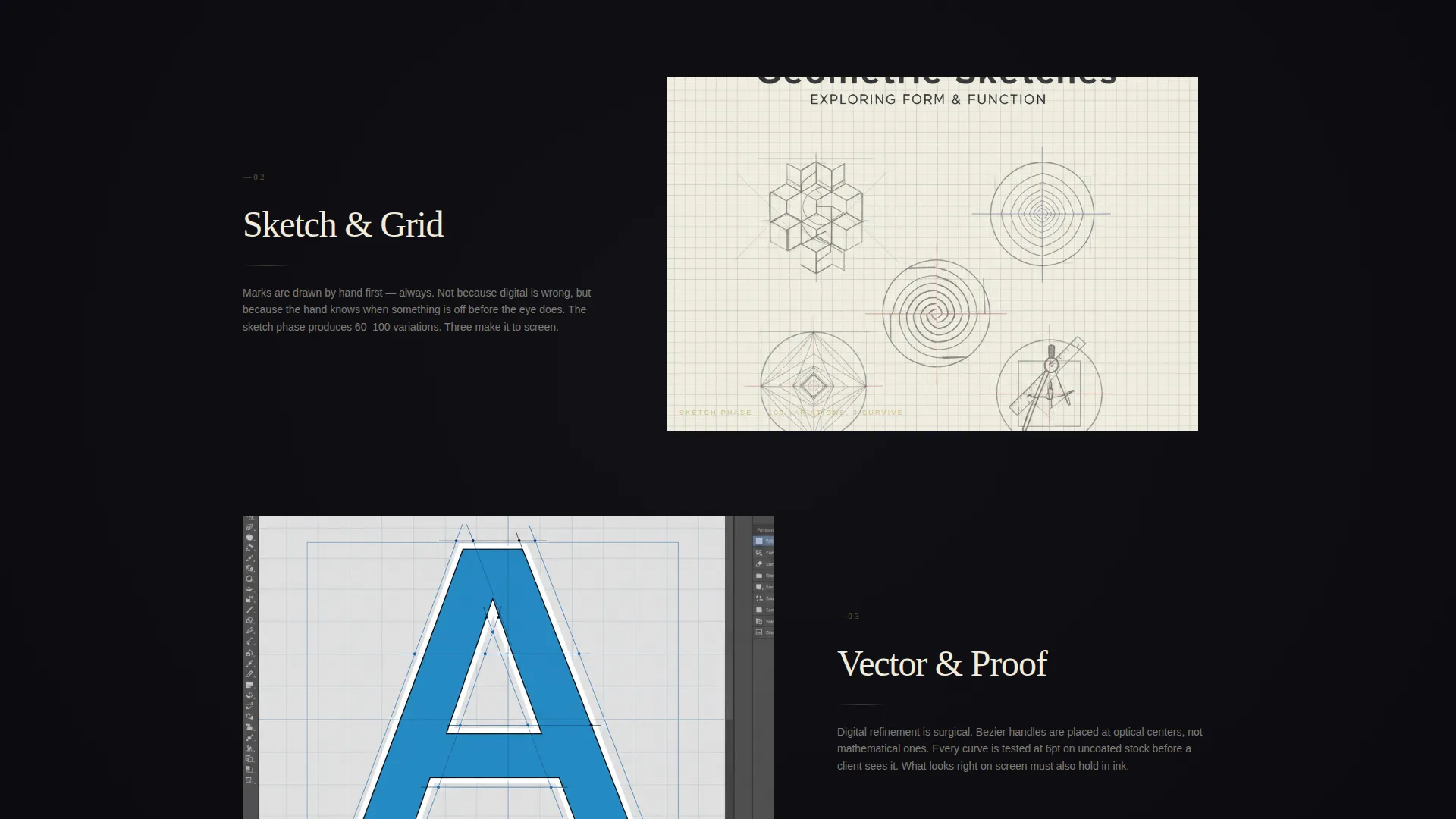 Graphic Designer Gallery Portfolio Landing Page