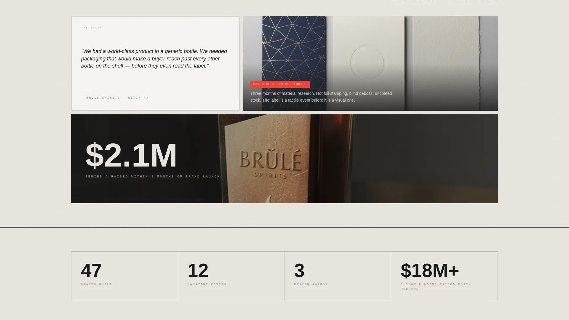 Bold Brutalist Graphic Designer Landing Page Template