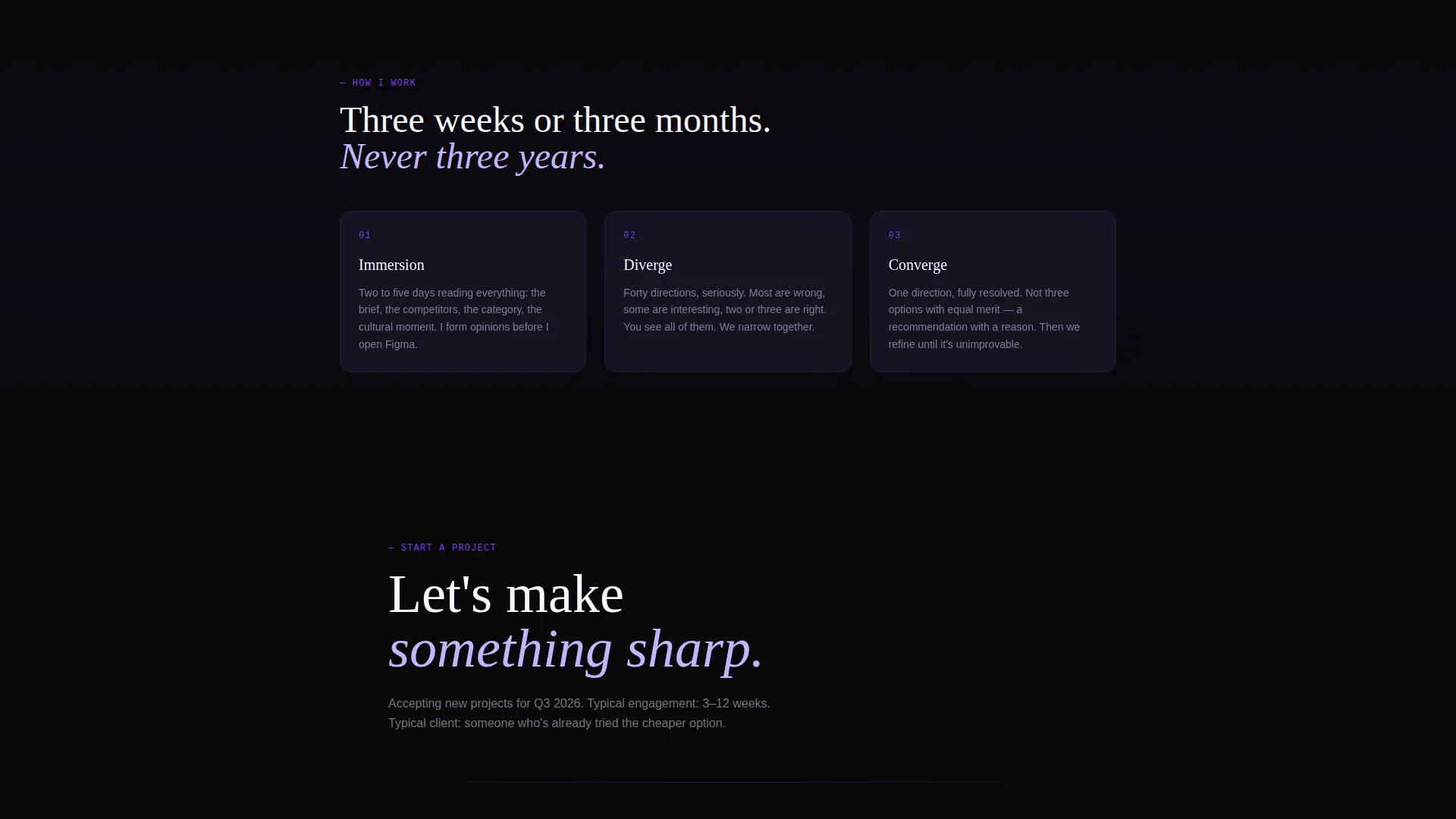 Graphic Designer Portfolio Landing Page Template
