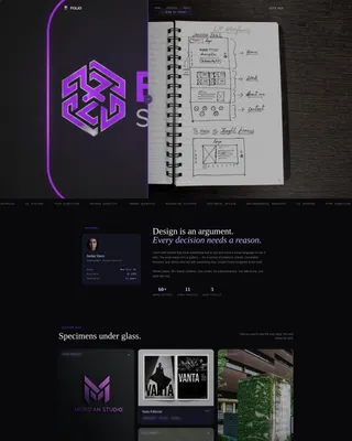 Graphic Designer Portfolio Landing Page Template