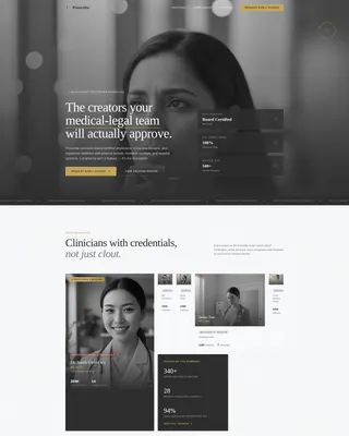Healthcare Influencer Marketing Agency Landing Page