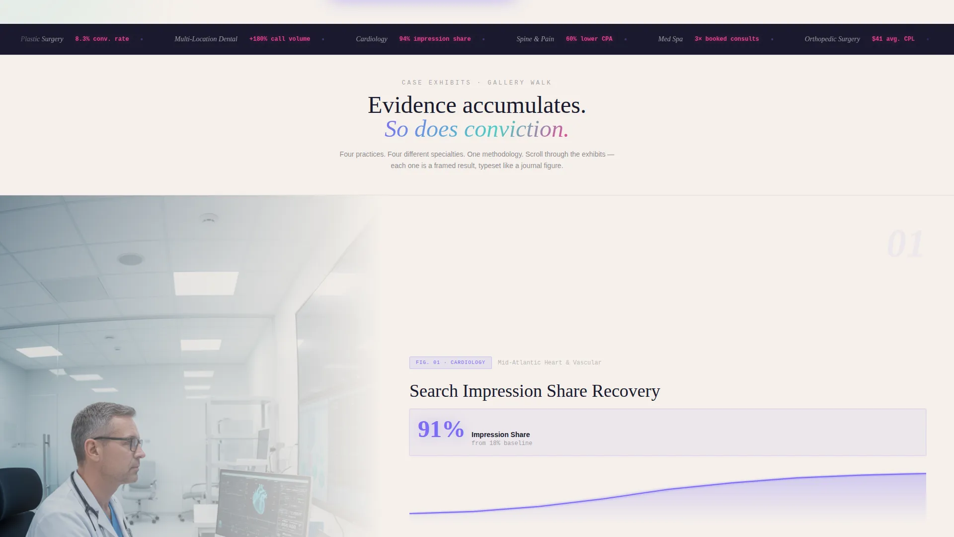Healthcare PPC Agency Landing Page Template