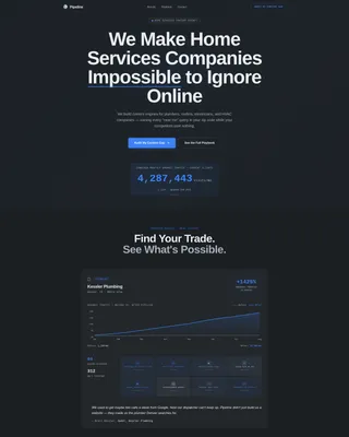 Home Services Agency Landing Page Template