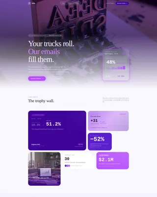 Home Services Email Marketing Agency Landing Page