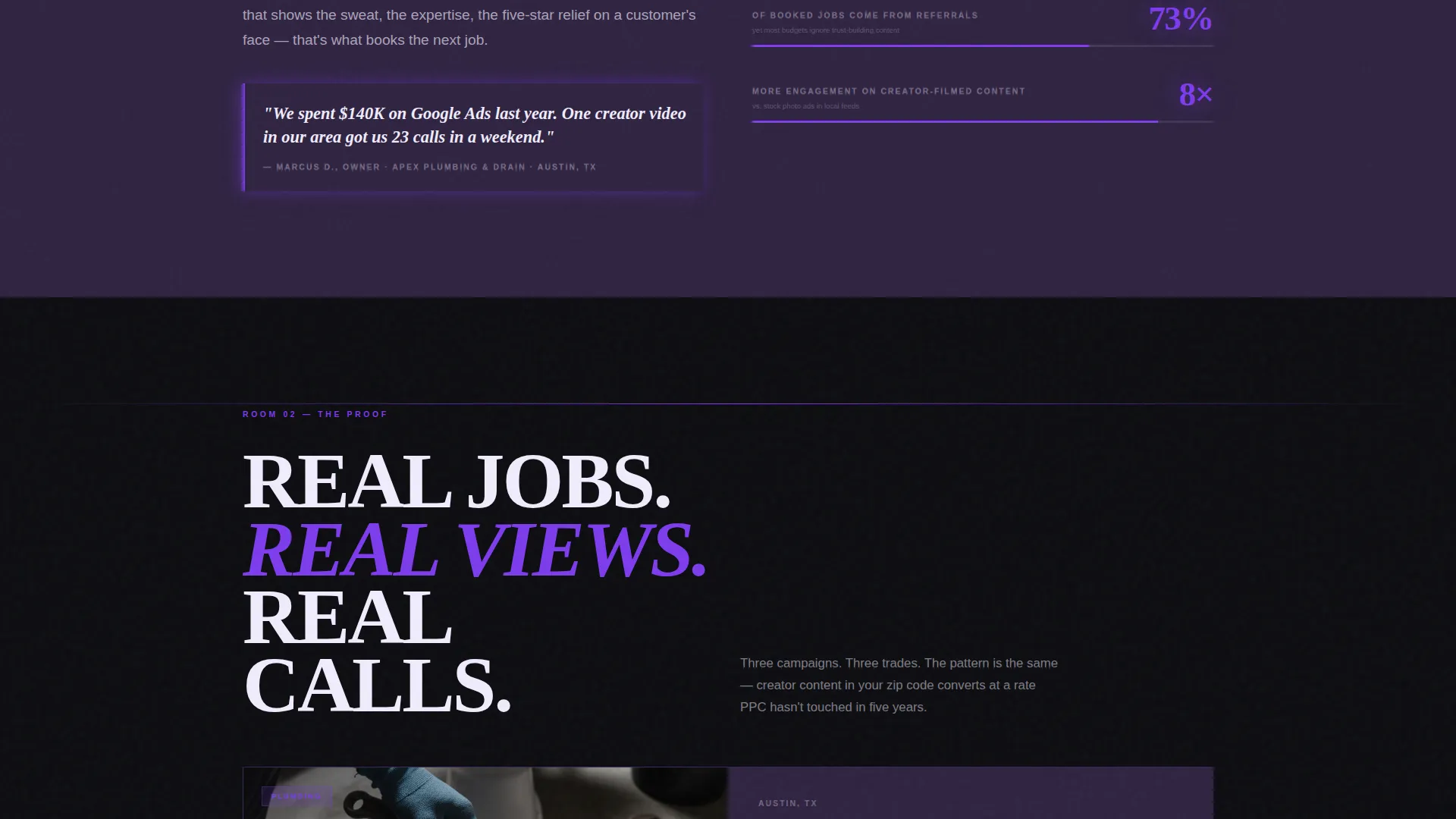 Bold Home Services Agency Landing Page Template