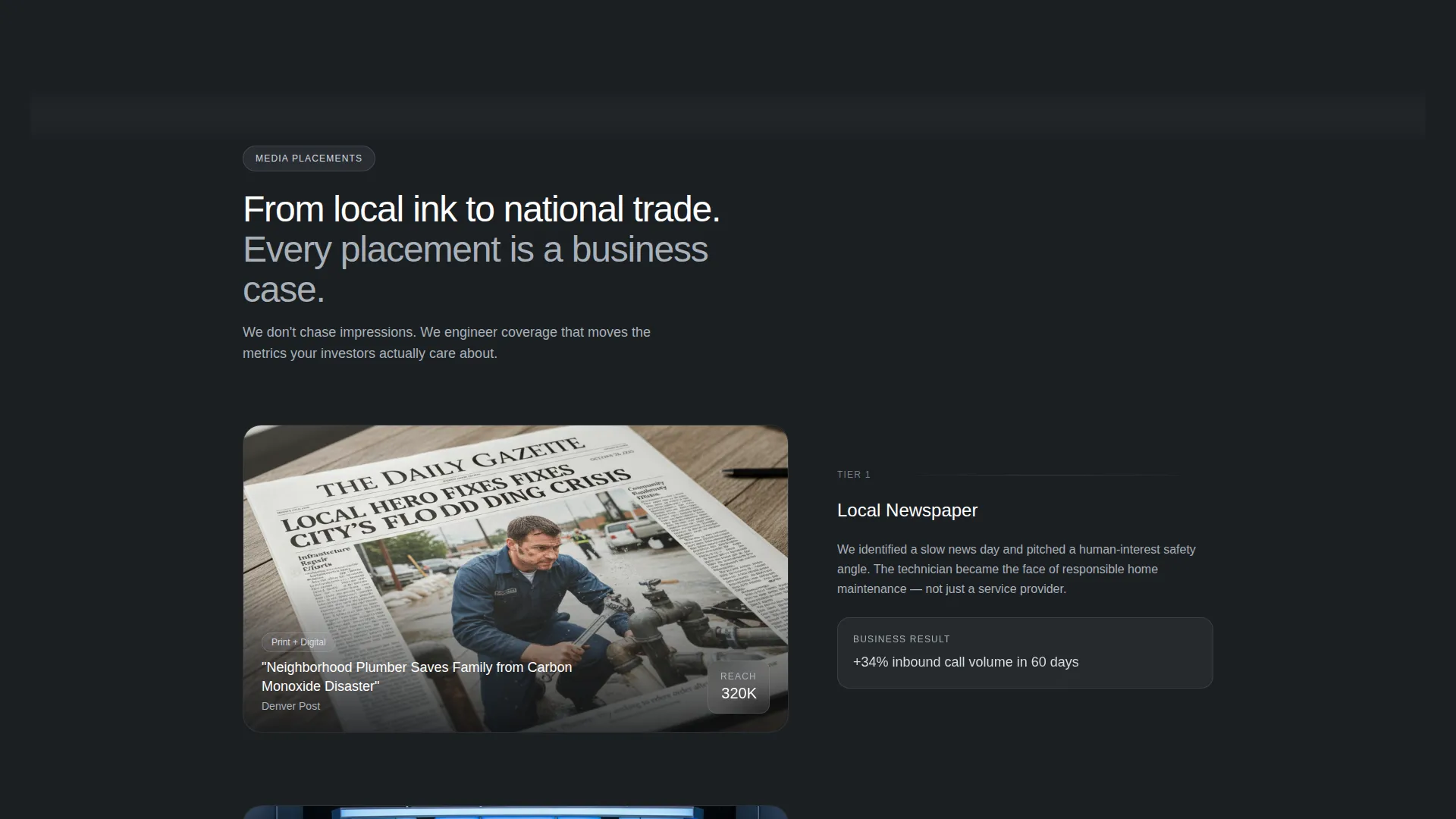 Home Services PR Agency Landing Page Template