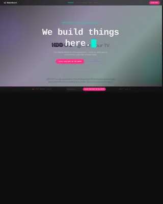 DIY Channel Horizontal Scroll Landing Page