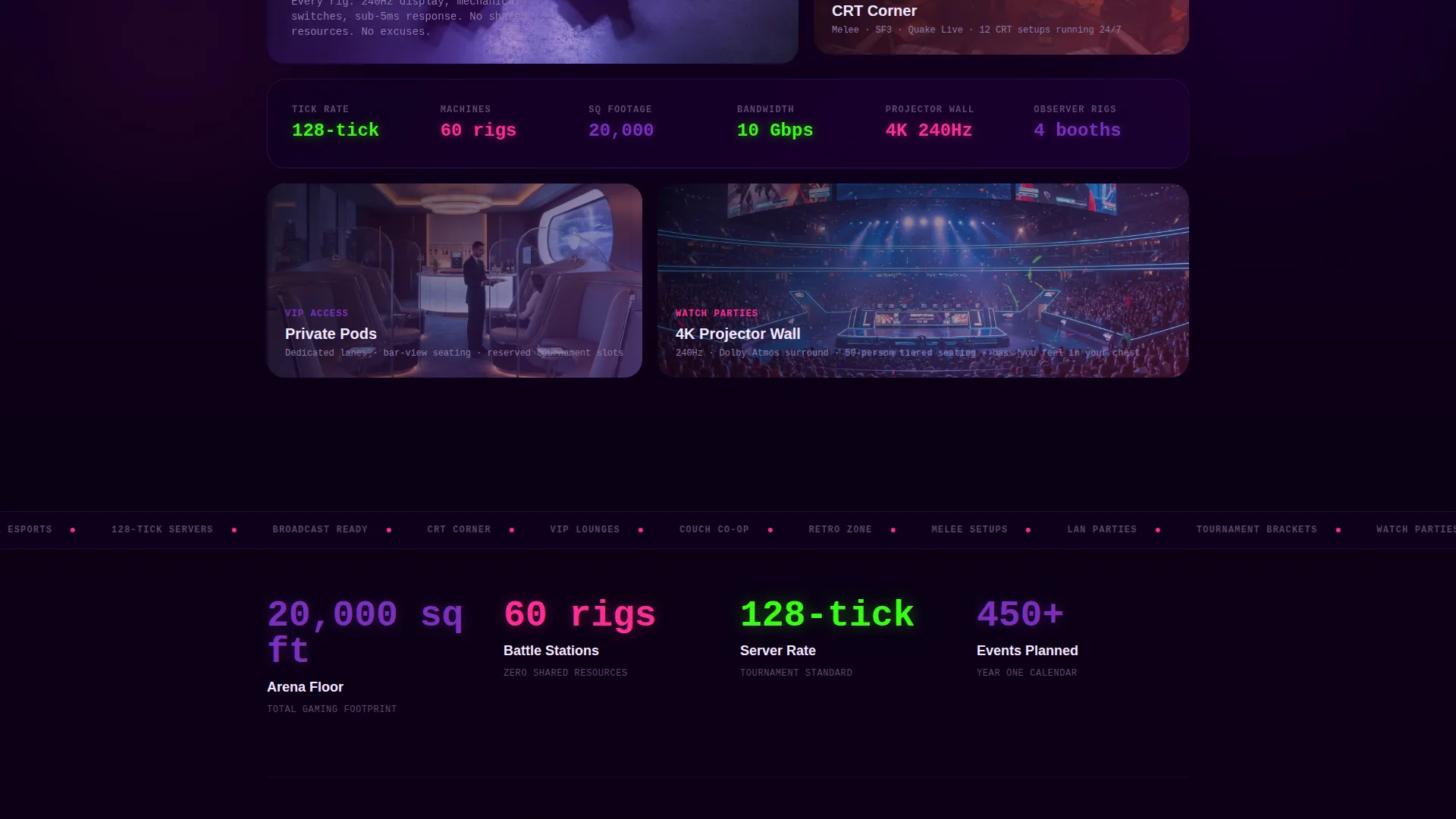 Esports Arena Waitlist Landing Page Template