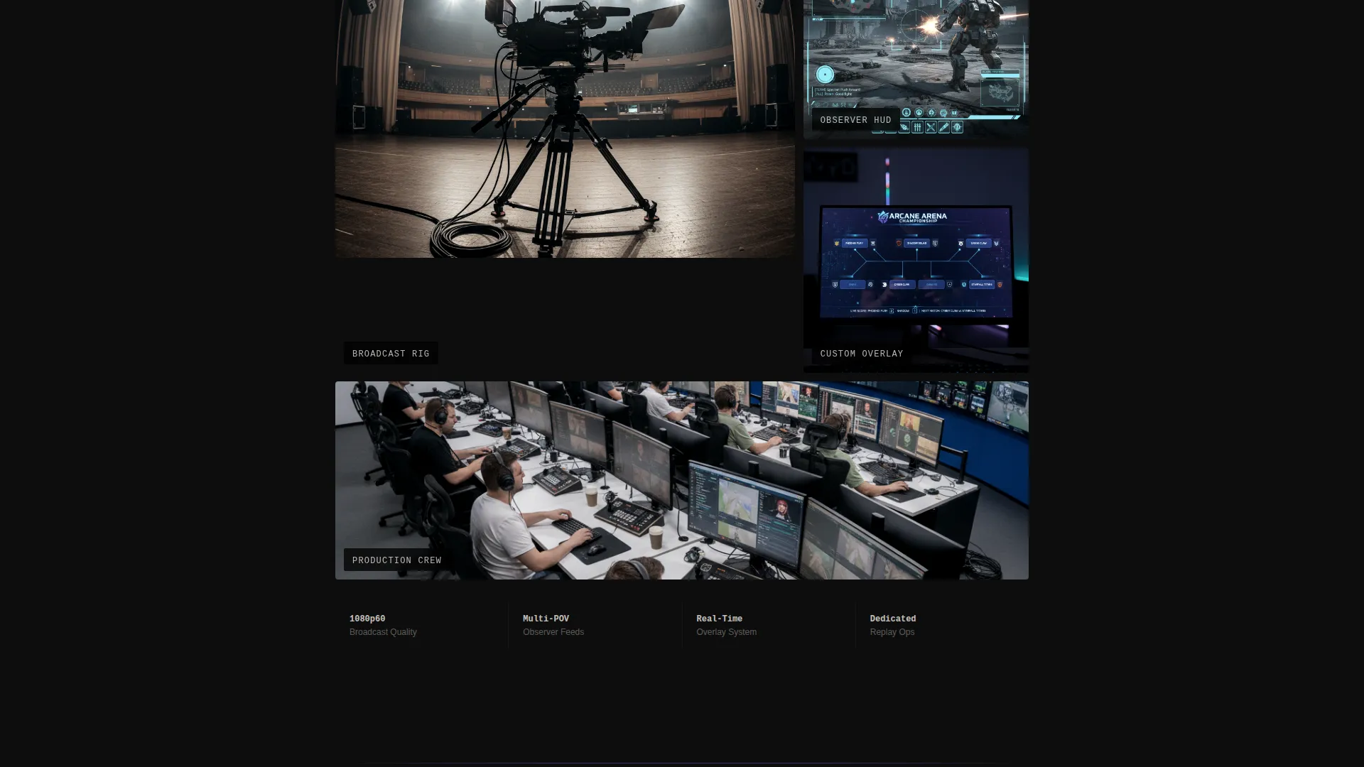 Elite Esports Tournament Organizer Landing Page