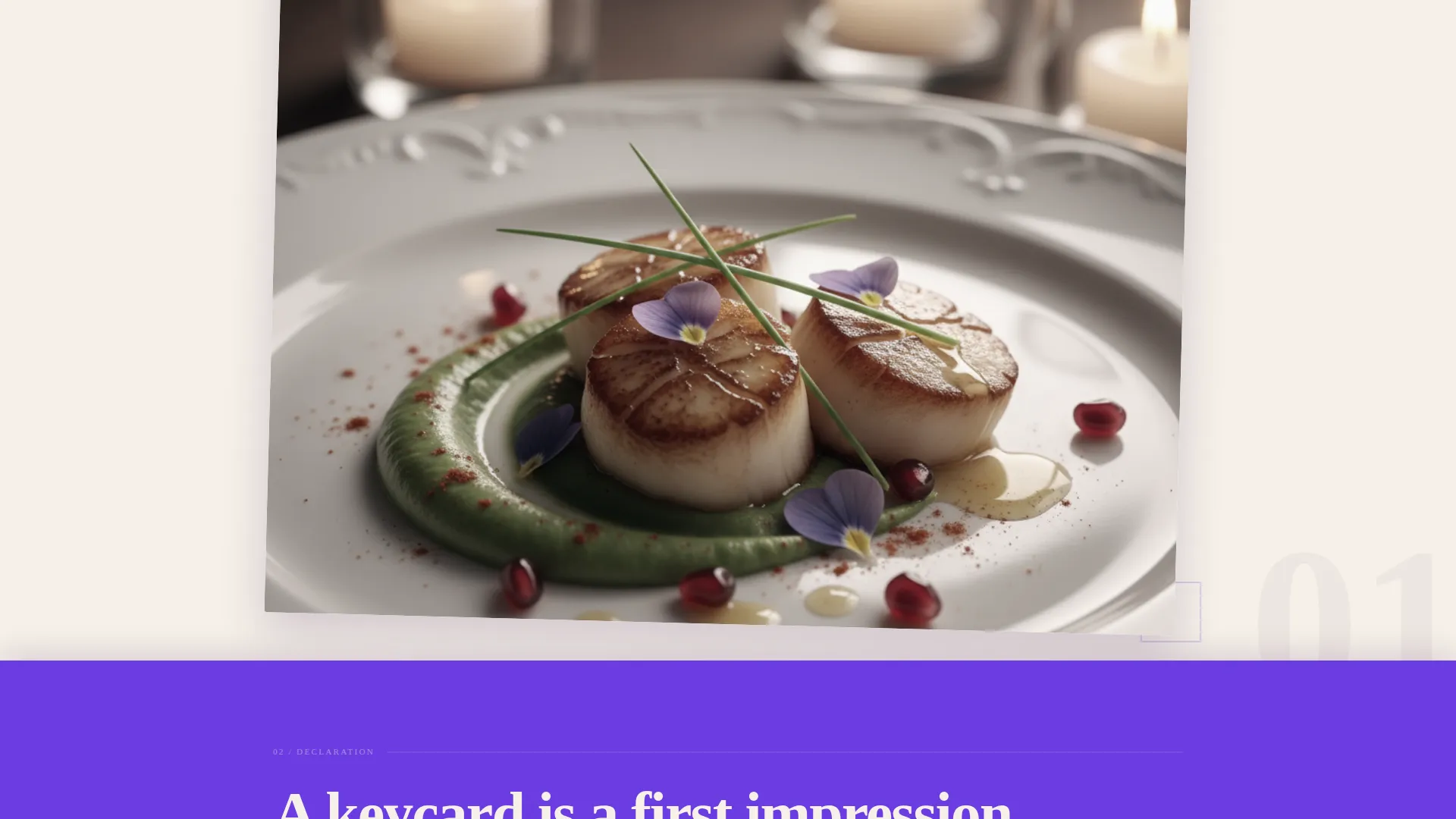 Hospitality Branding Agency Landing Page Template