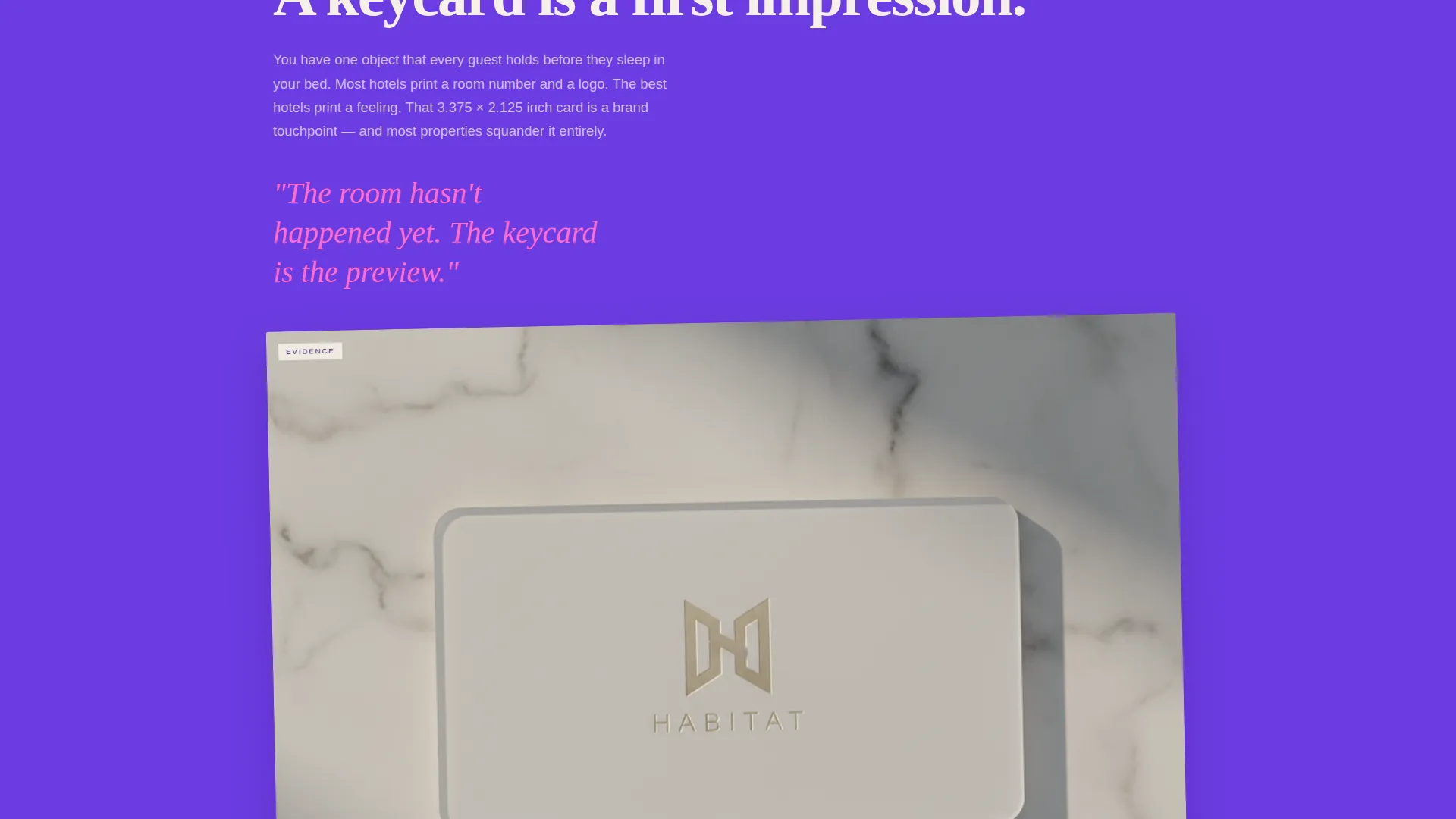Hospitality Branding Agency Landing Page Template