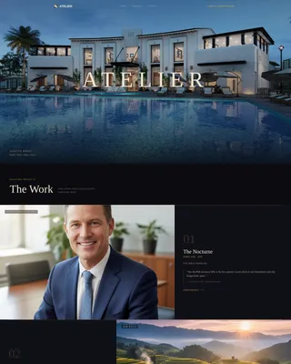 Architecture & Interiors Portfolio Specialist Portfolio Website Template
