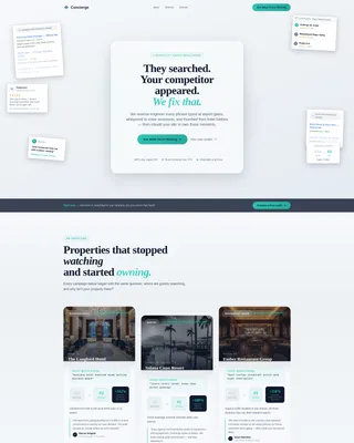 Hospitality SEO Agency Landing Page Template