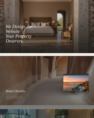 Hospitality Web Design Agency Landing Page