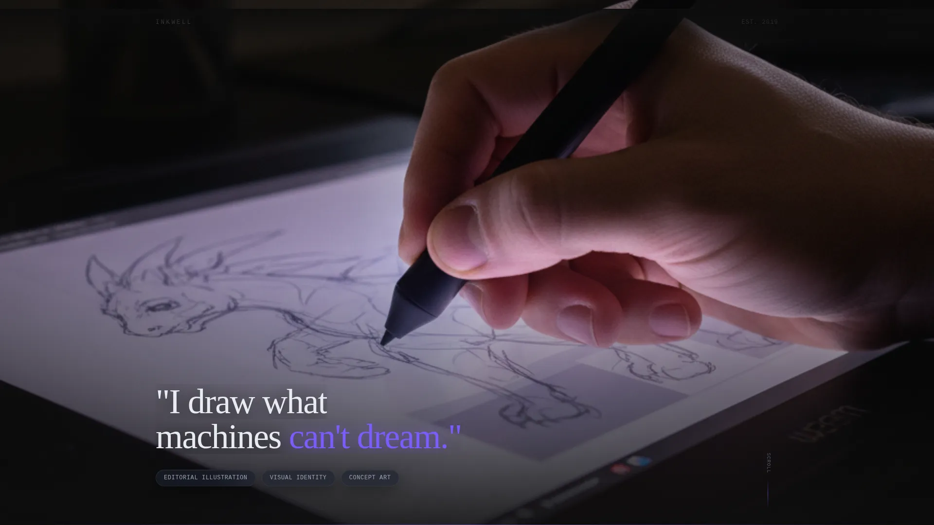 Illustrator Portfolio Portfolio Website Template