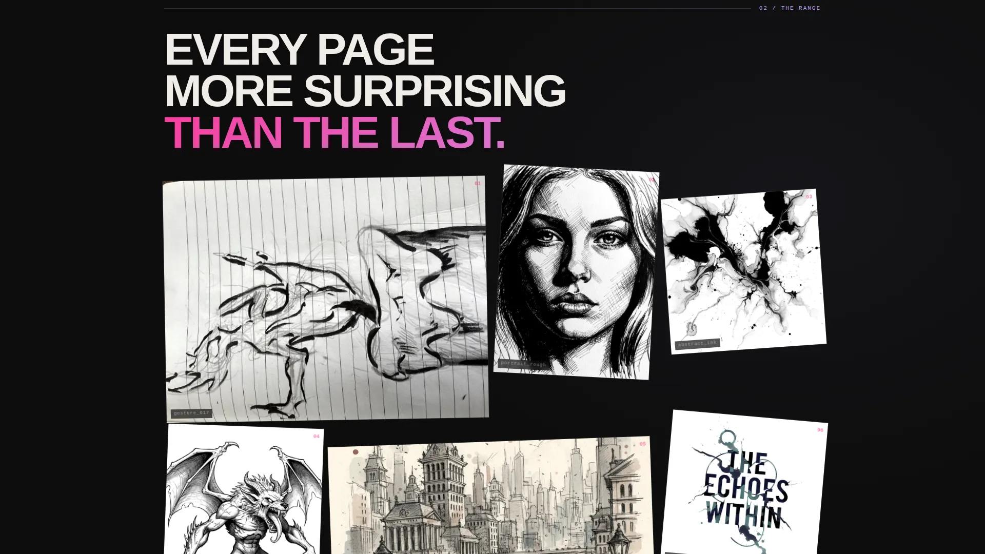 Bold Brutalist Illustrator Landing Page Template