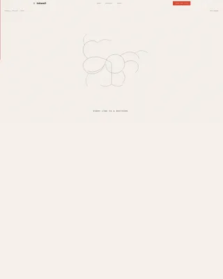 Minimalist Illustrator Portfolio Landing Page Template