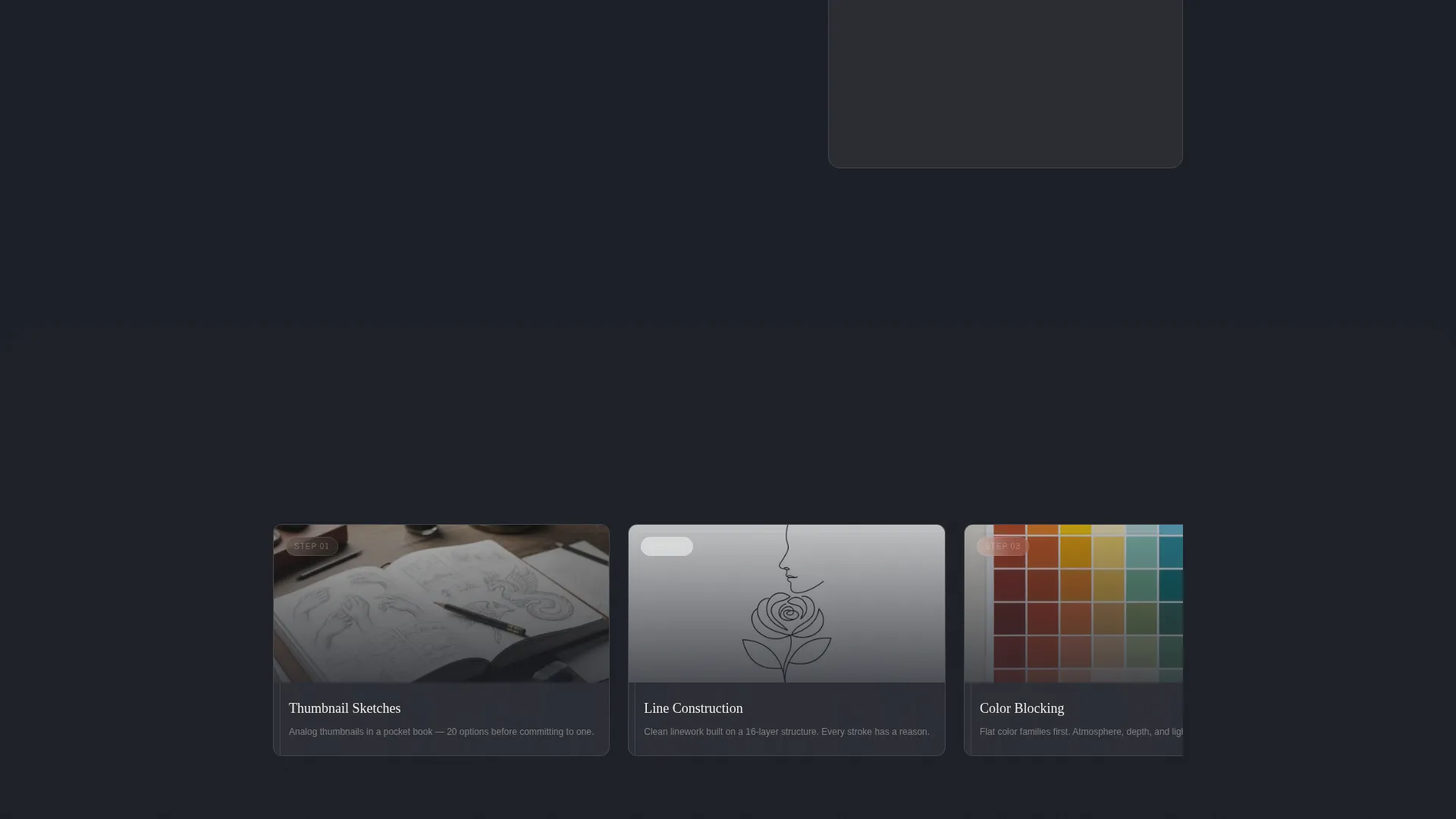 Illustrator Portfolio Landing Page Template