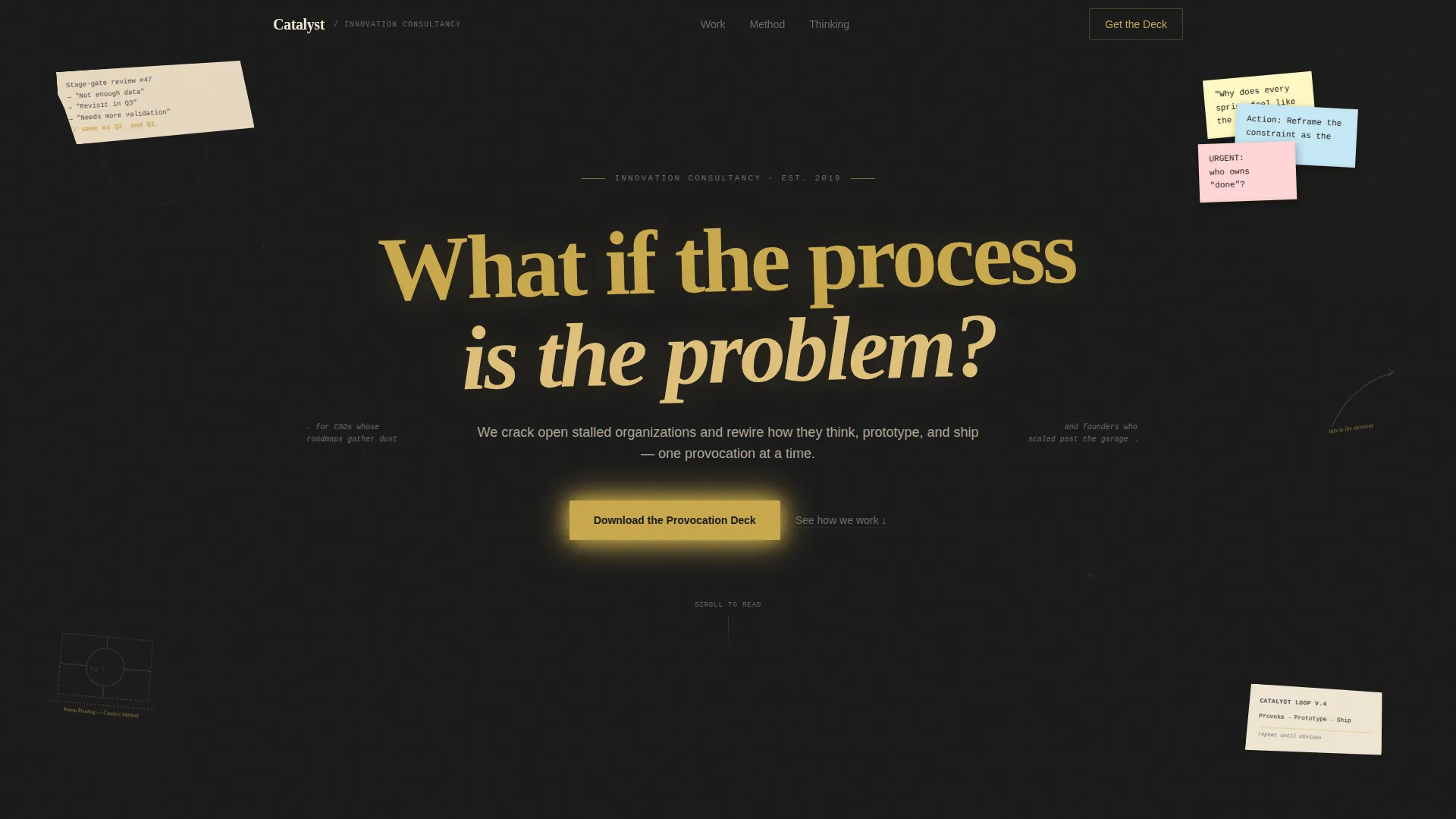 Bold Innovation Consultancy Landing Page Template