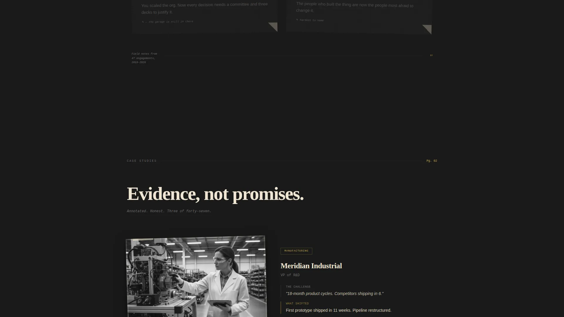 Bold Innovation Consultancy Landing Page Template